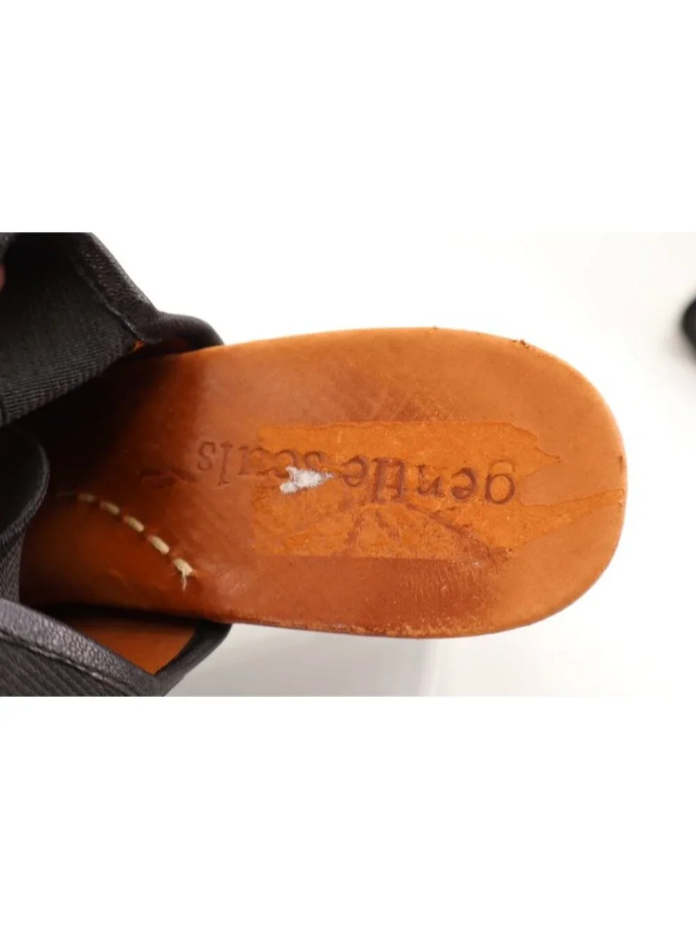 Gentle Souls Women's Gabe Sandal Size 9 Espadrille Wedge Slingback Black Fabric